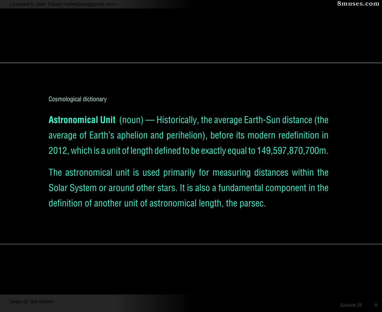 L'univers en constante expansion - Numéro 25 - Unité astronomique - Page 3