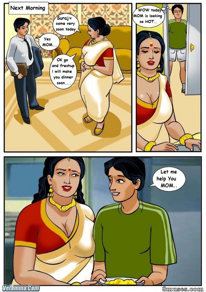 Velamma and Jhonny - Beautiful Mom and Bad Son - Issue 1 - Page 49