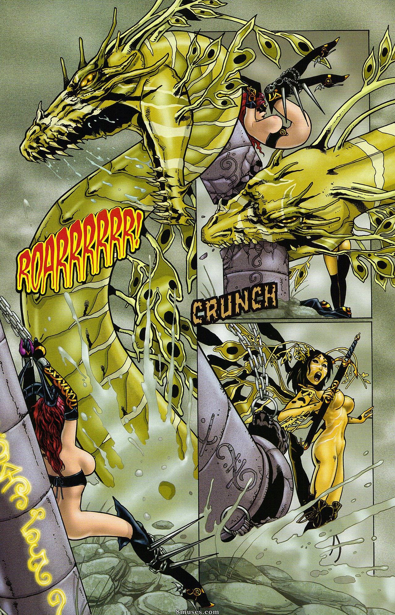 BroadSword Comics - Tarot - Witch of the Black Rose 057 - Page 9