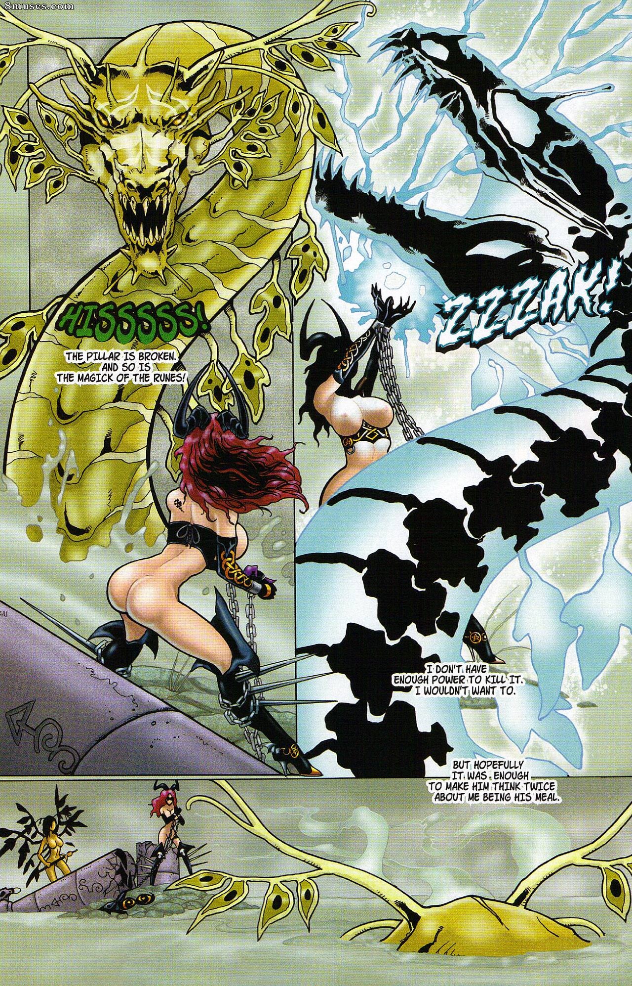 BroadSword Comics - Tarot - Witch of the Black Rose 057 - Page 10
