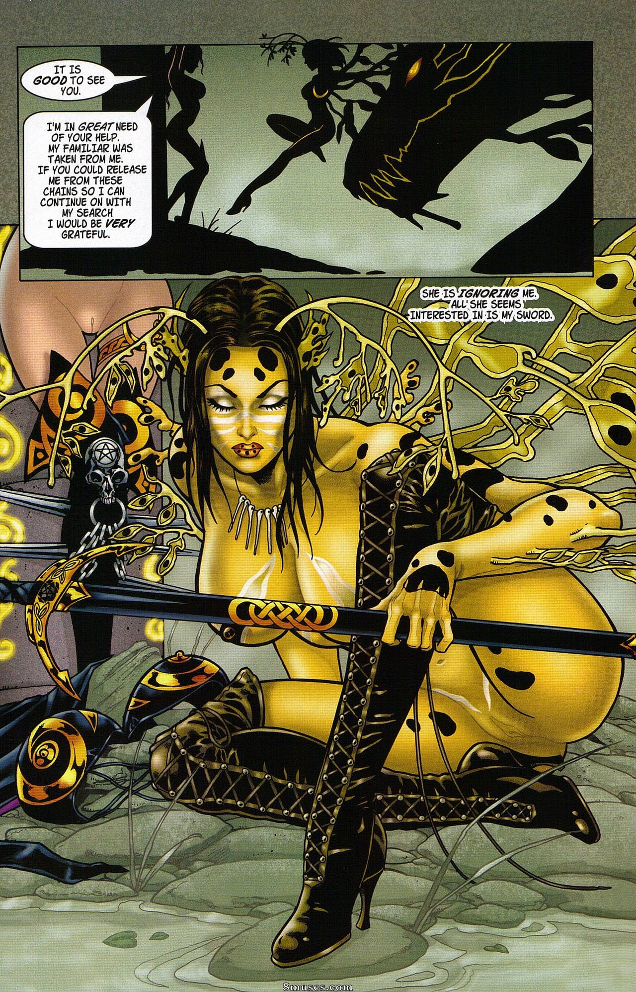 BroadSword Comics - Tarot - Witch of the Black Rose 057 - Page 7