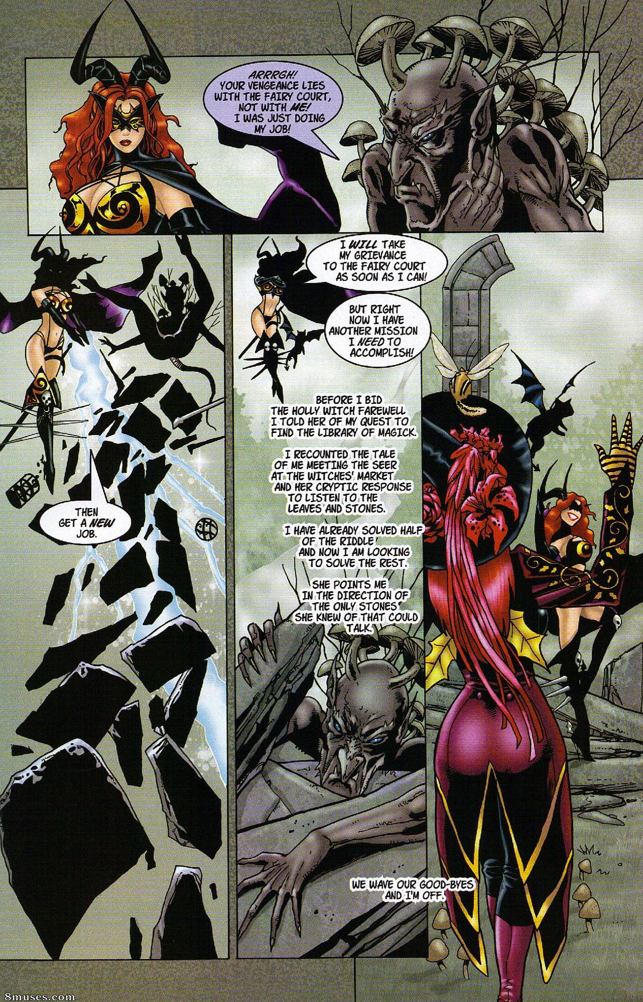 BroadSword Comics - Tarot - Sorcière de la rose noire 057 - Page 22