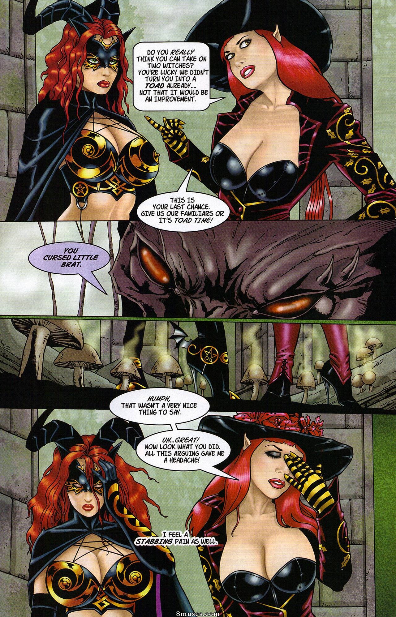 BroadSword Comics - Tarot - Witch of the Black Rose 057 - Page 15
