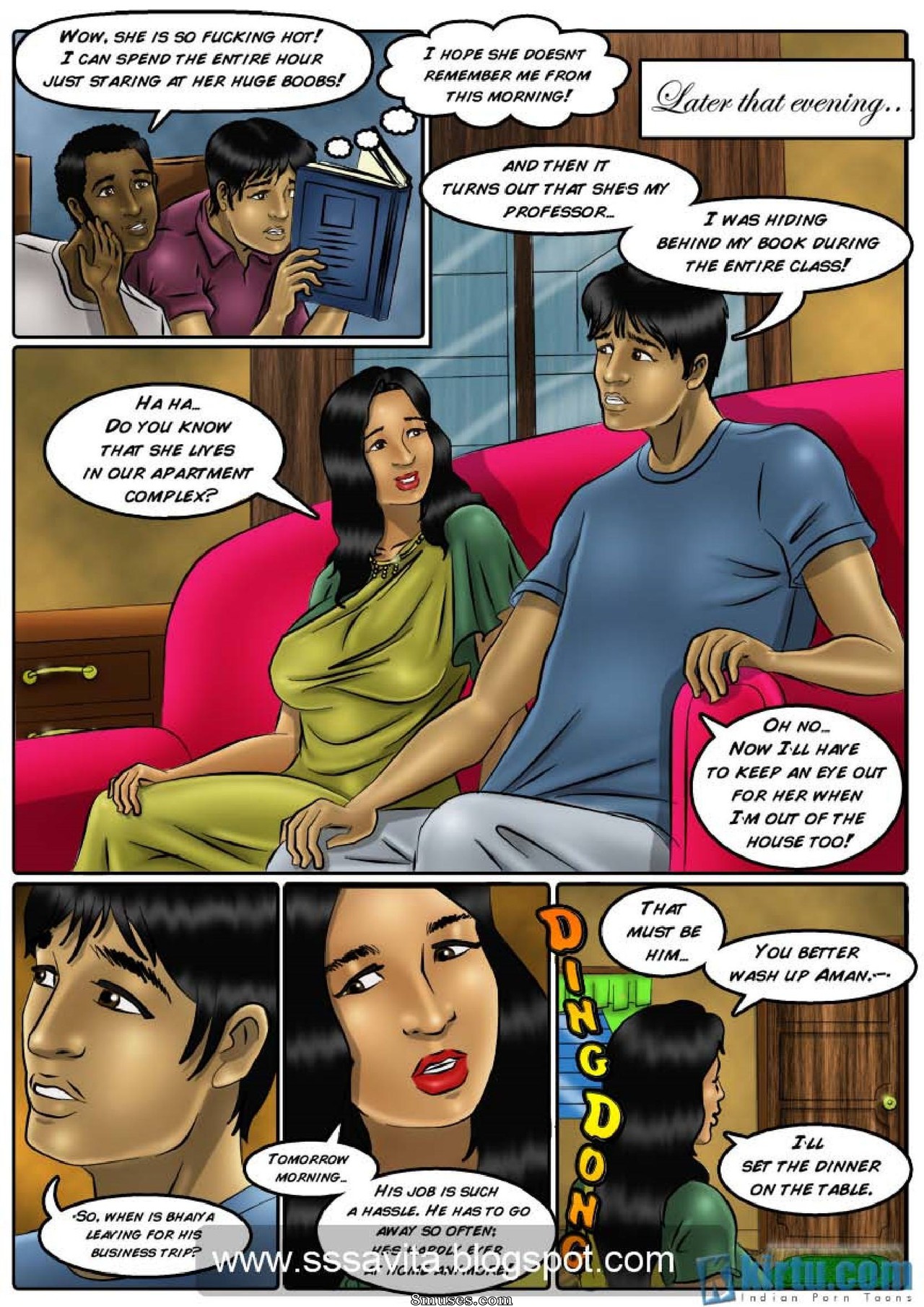 Kirtu.com Comics - XXX Apartments EP 1 - Page 8