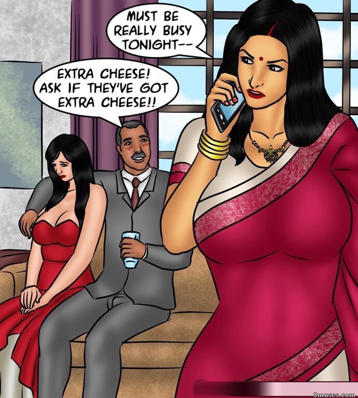 Kirtu.com Comics - Savita Bhabhi - Episode 78 - Pizza Delivery - Extra Sausage - Page 29