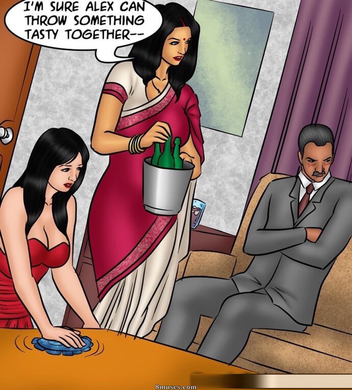Kirtu.com Comics - Savita Bhabhi - Épisode 78 - Livraison de pizza - Saucisse extra - Page 26