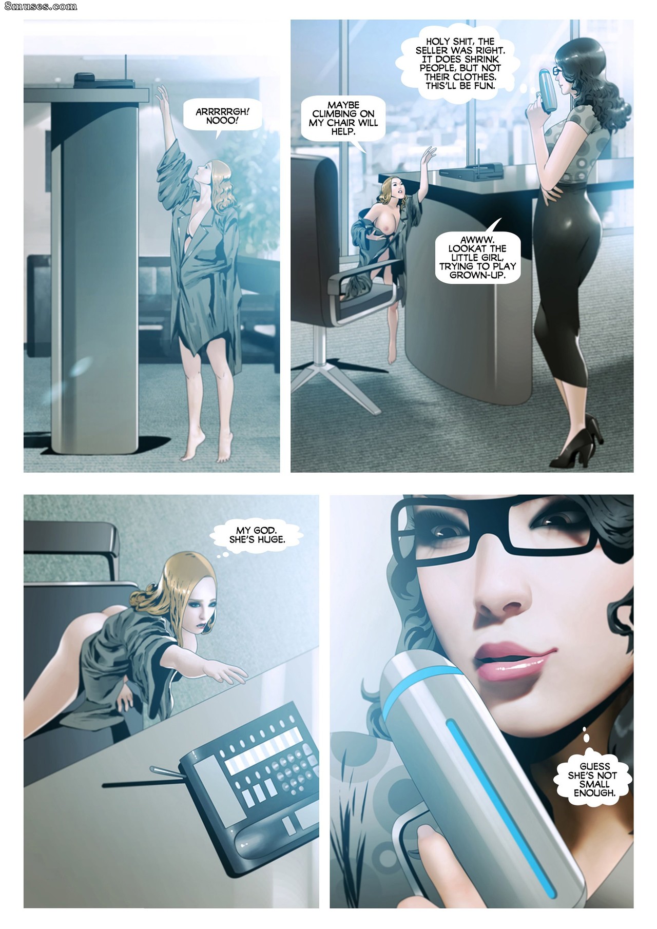 Shrink Fan Comics - Who is the Boss - Page 8