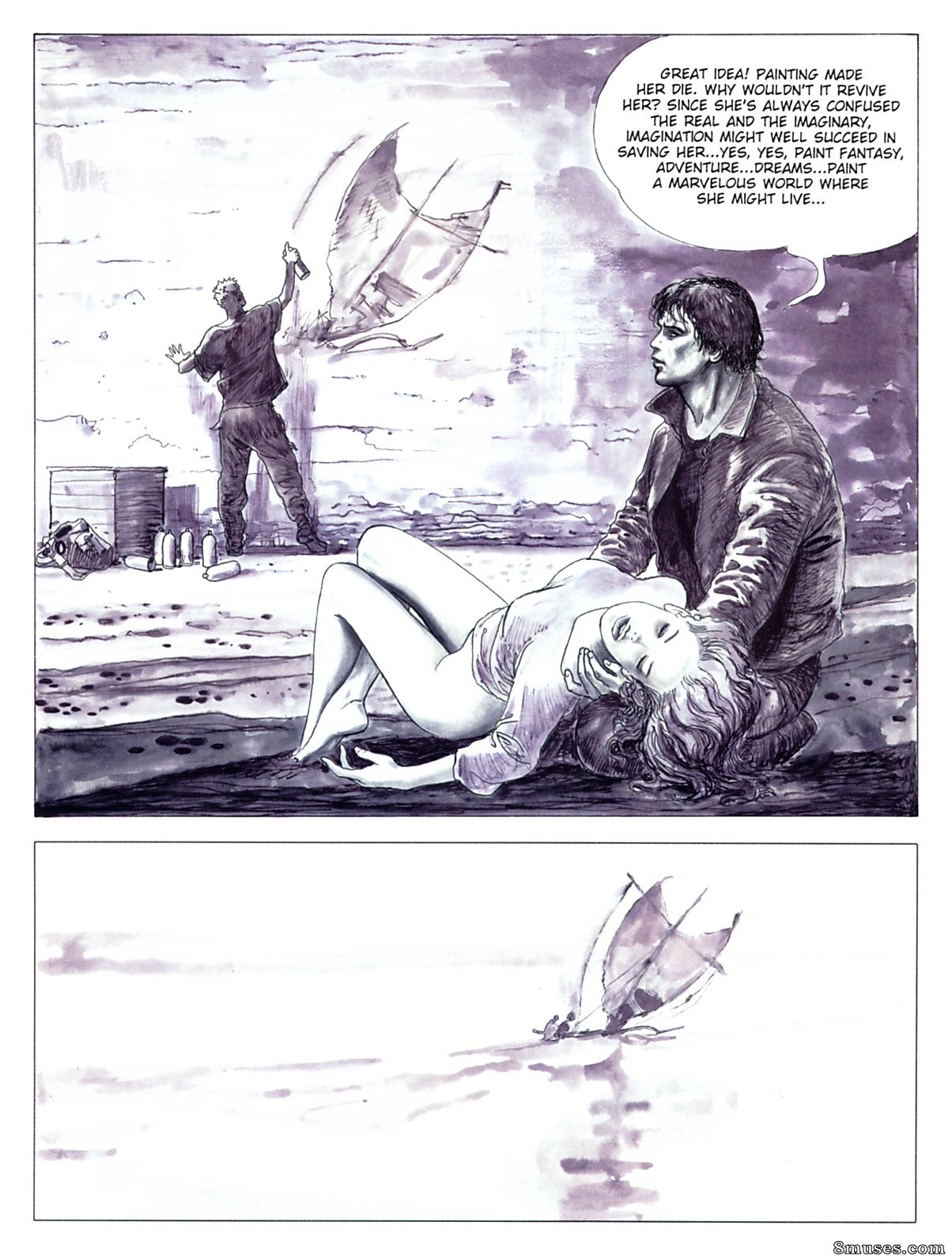 Milo Manara Comics - Ver as estrelas - Página 58
