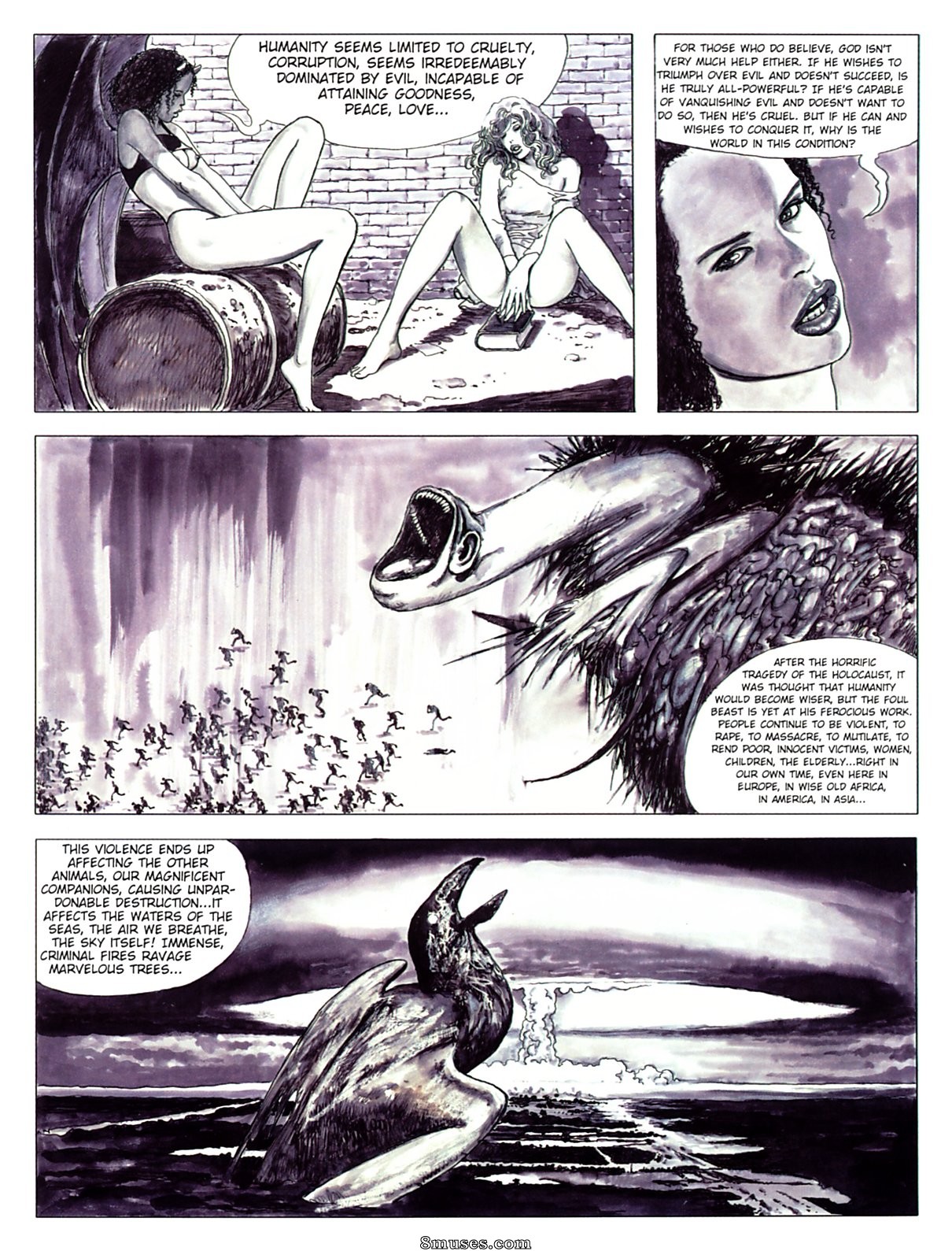 Milo Manara Comics - To See The Stars - Page 50