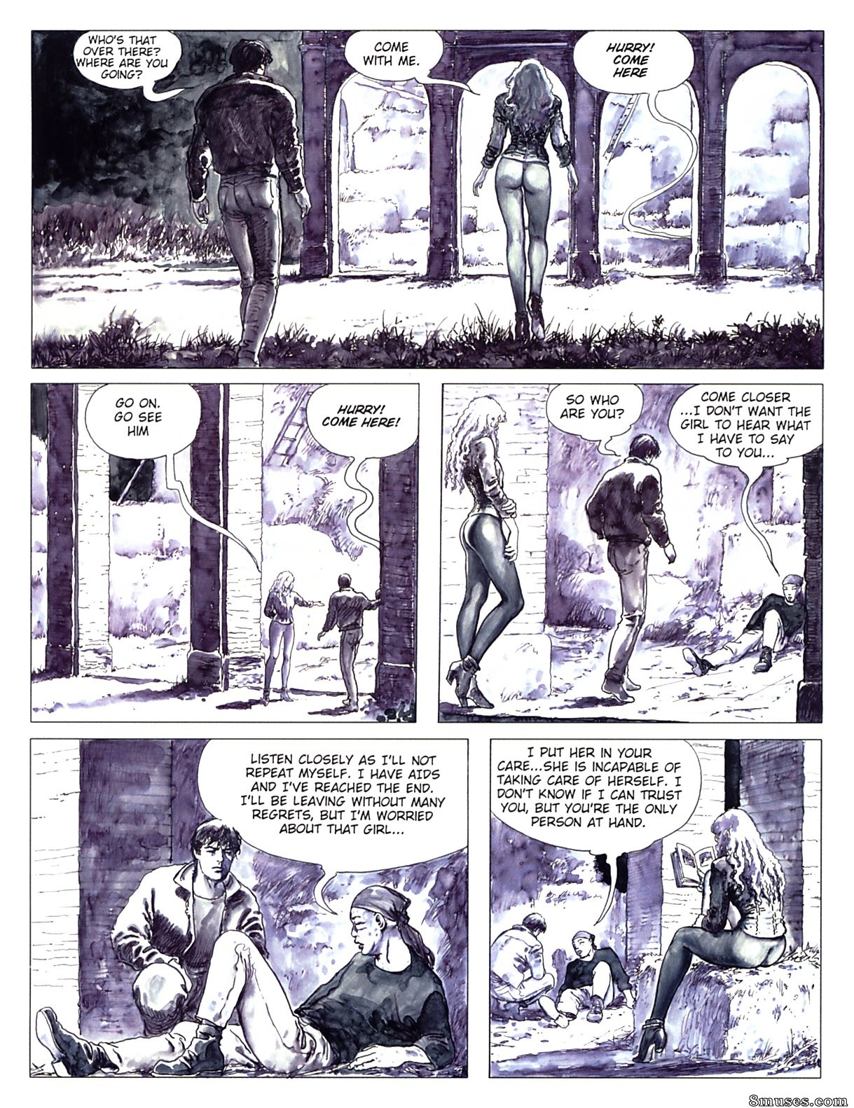 Milo Manara Comics - Ver as estrelas - Página 8