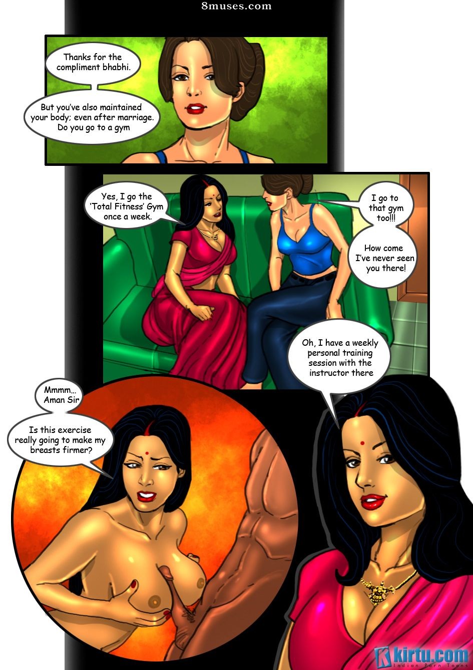 Kirtu.com Comics - Savita Bhabhi - Épisode 20  Sexercice - Page 3