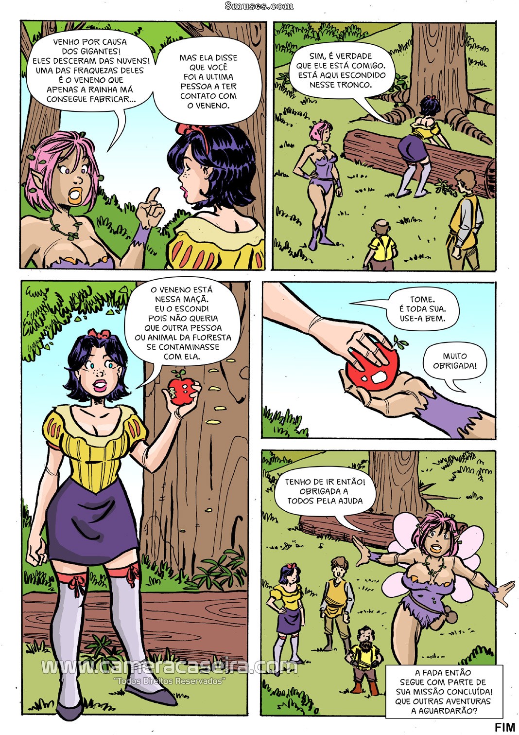 Contos de Foda - 2 Branca de Neve e o Príncipe - Page 10