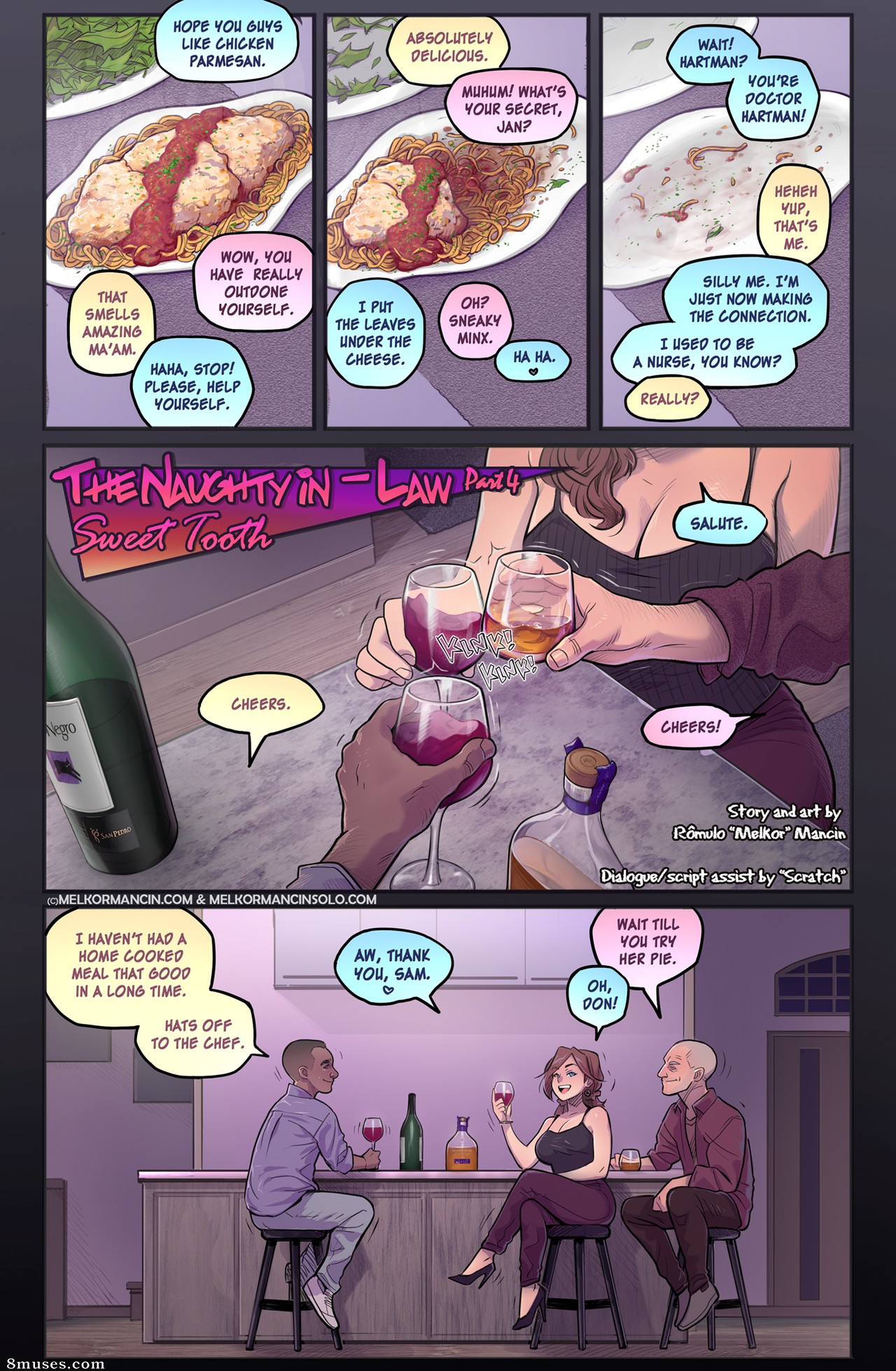 Melkormancin.com Comics - Naughty in Law - Sweet Tooth - Page 10