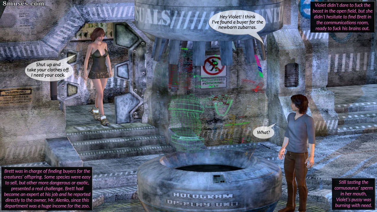 3DMonsterStories.com Comics - Zoológico Espacial - Página 77