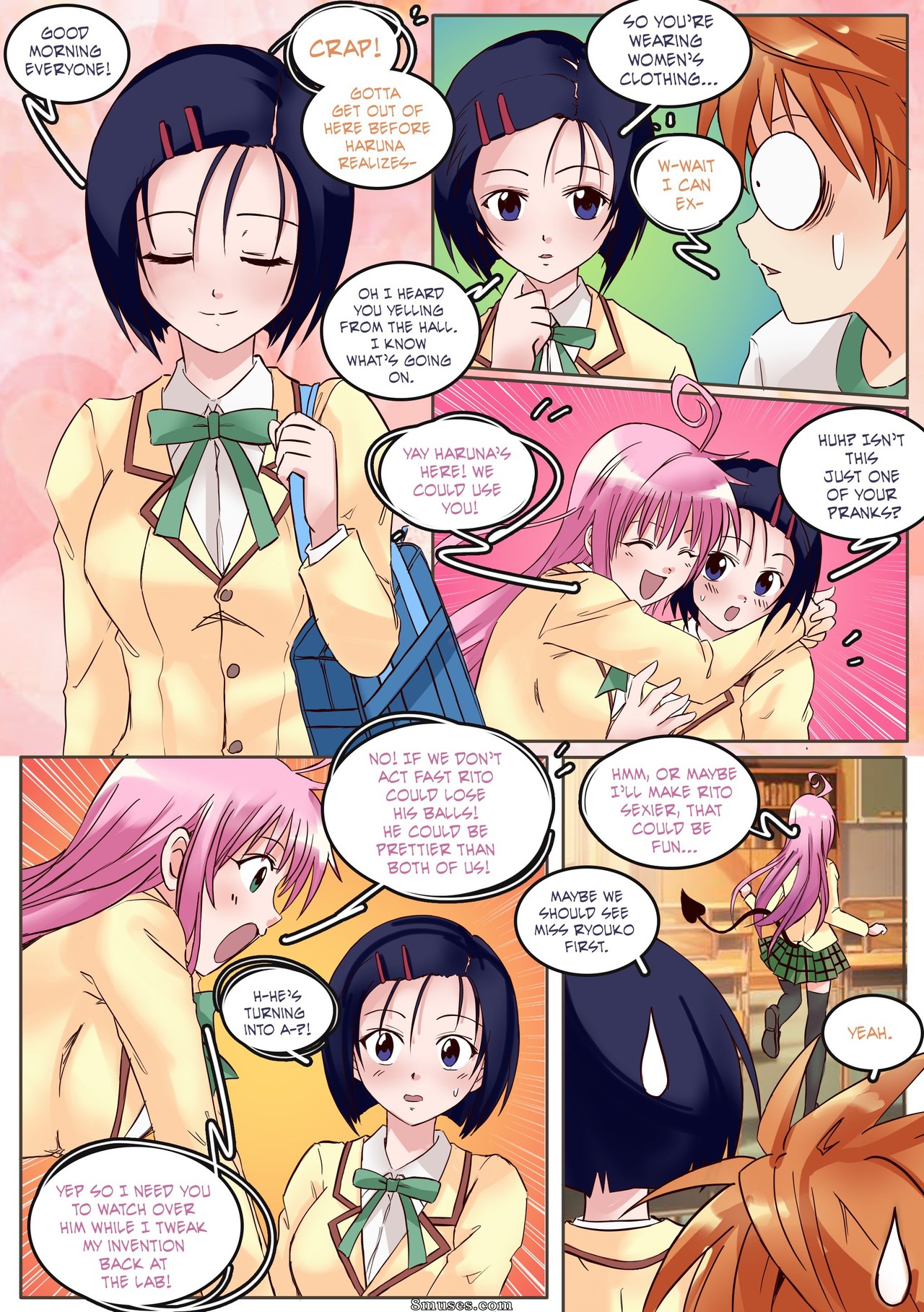 MeowWithMe Comics - To Love Ru - Dupla confusão - Página 17