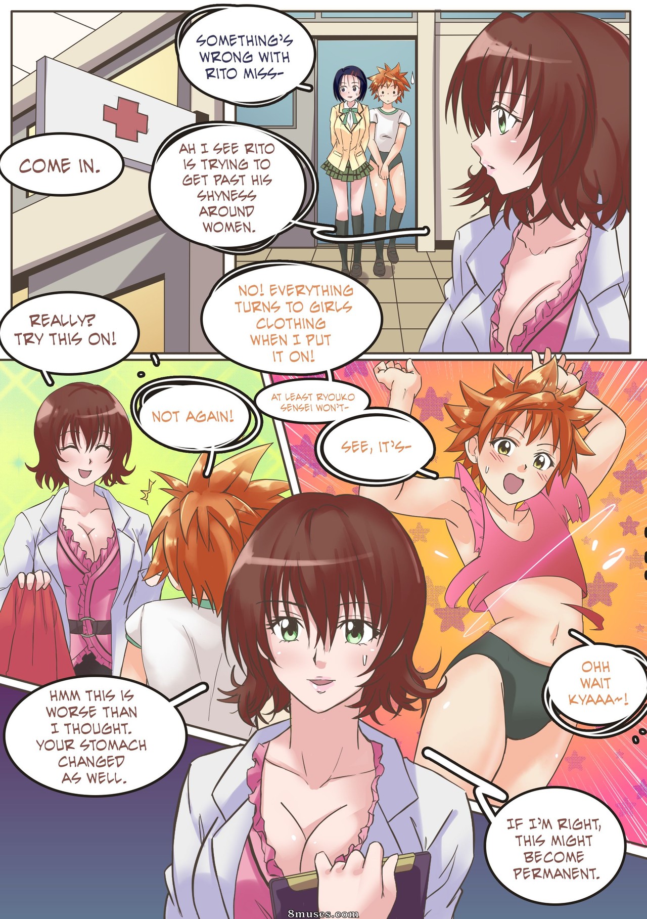 MeowWithMe Comics - To Love Ru - Dupla confusão - Página 18