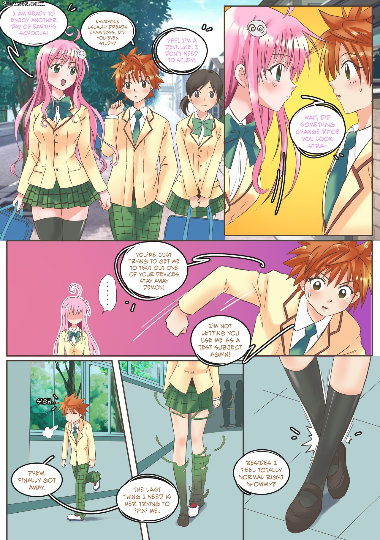 Page 9 | MeowWithMe-Comics/To-Love-Ru-Double-Trouble | 8muses - Sex Comics