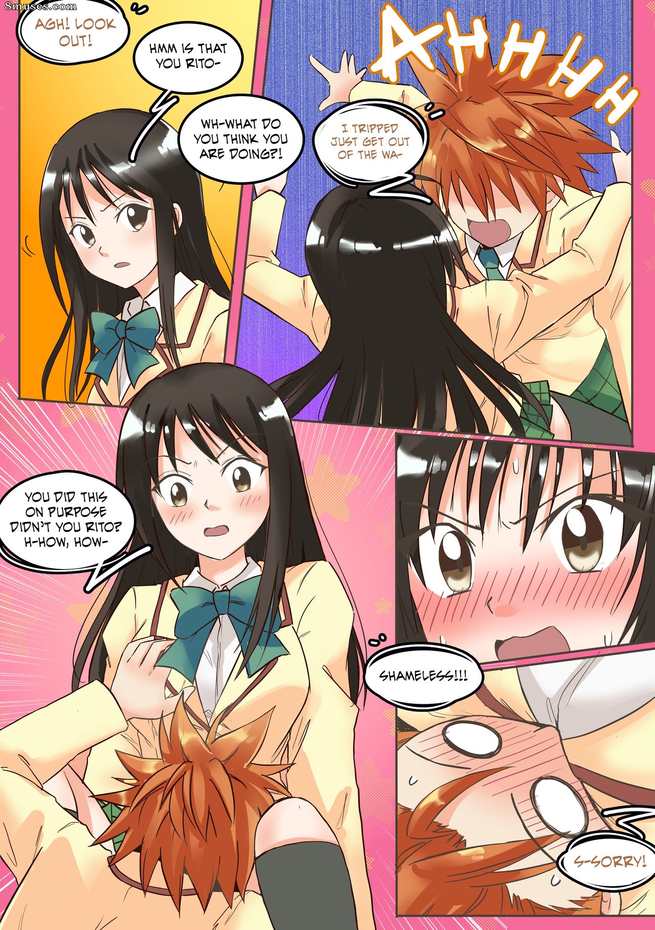 MeowWithMe Comics - To Love Ru - Dupla confusão - Página 10