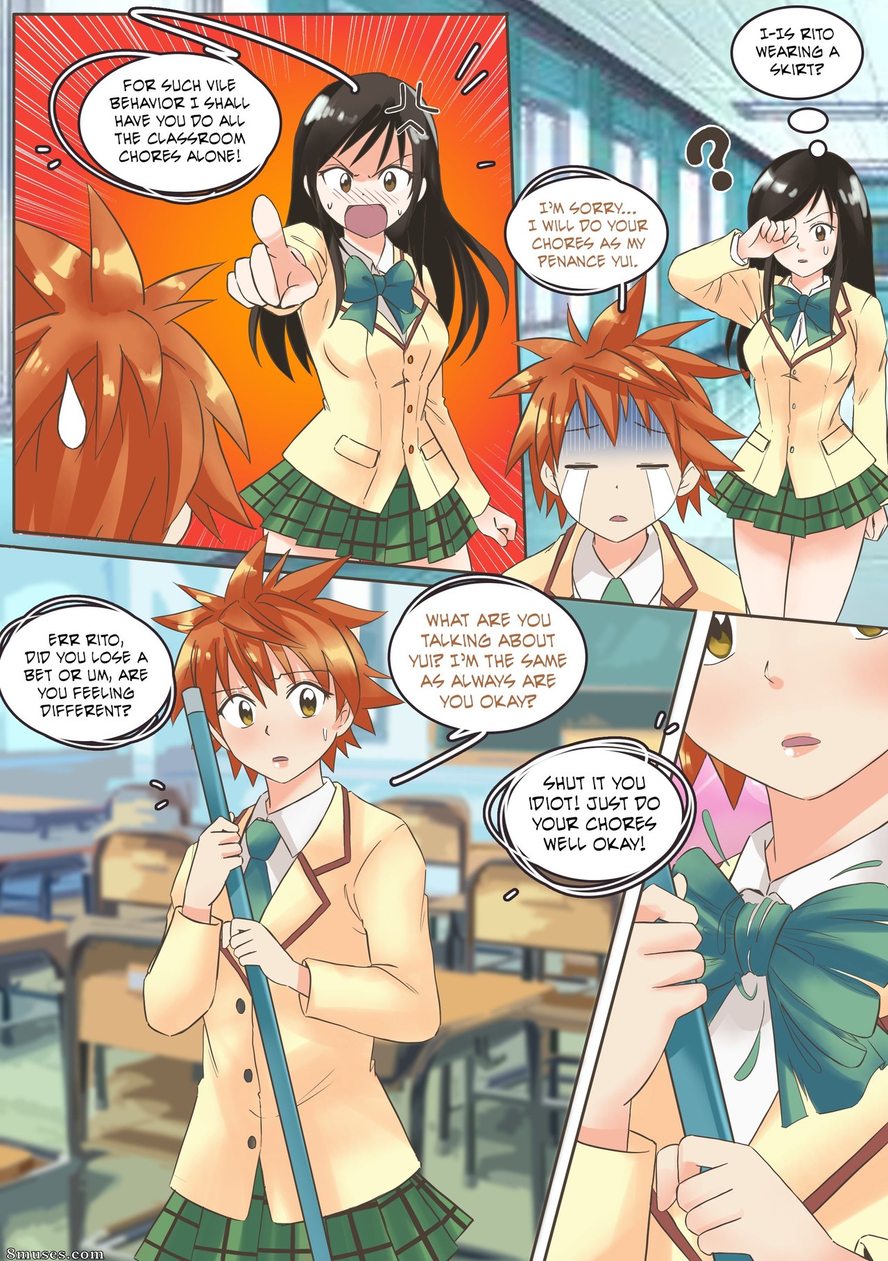 MeowWithMe Comics - To Love Ru - Dupla confusão - Página 11