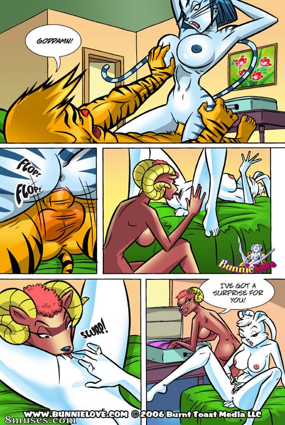 Burnt Toast Media Comics - Amor de coelha 6 - Chamas antigas morrem com dificuldade - Página 40