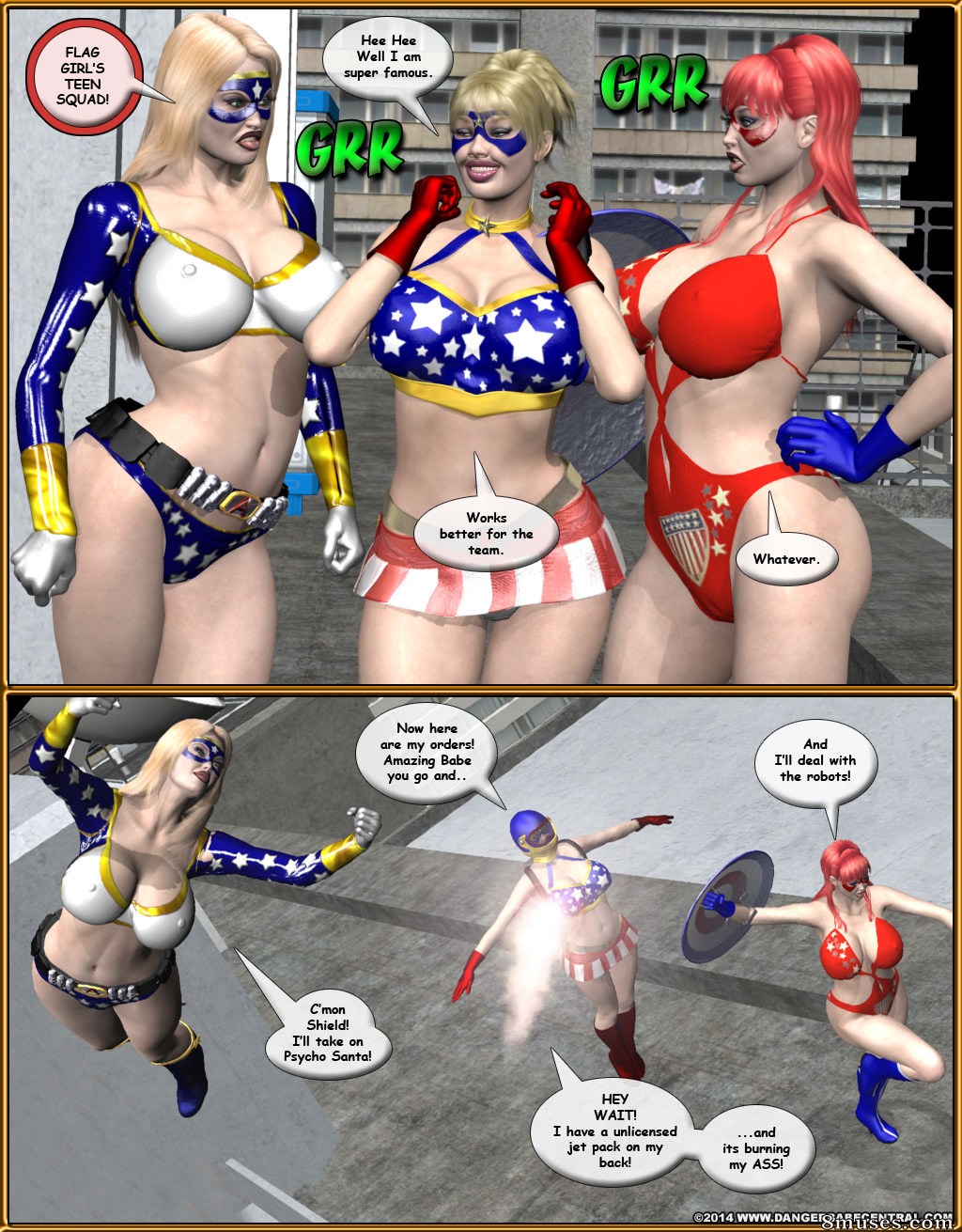 3D - Teen Squad Vs Psycho Santa - Page 5