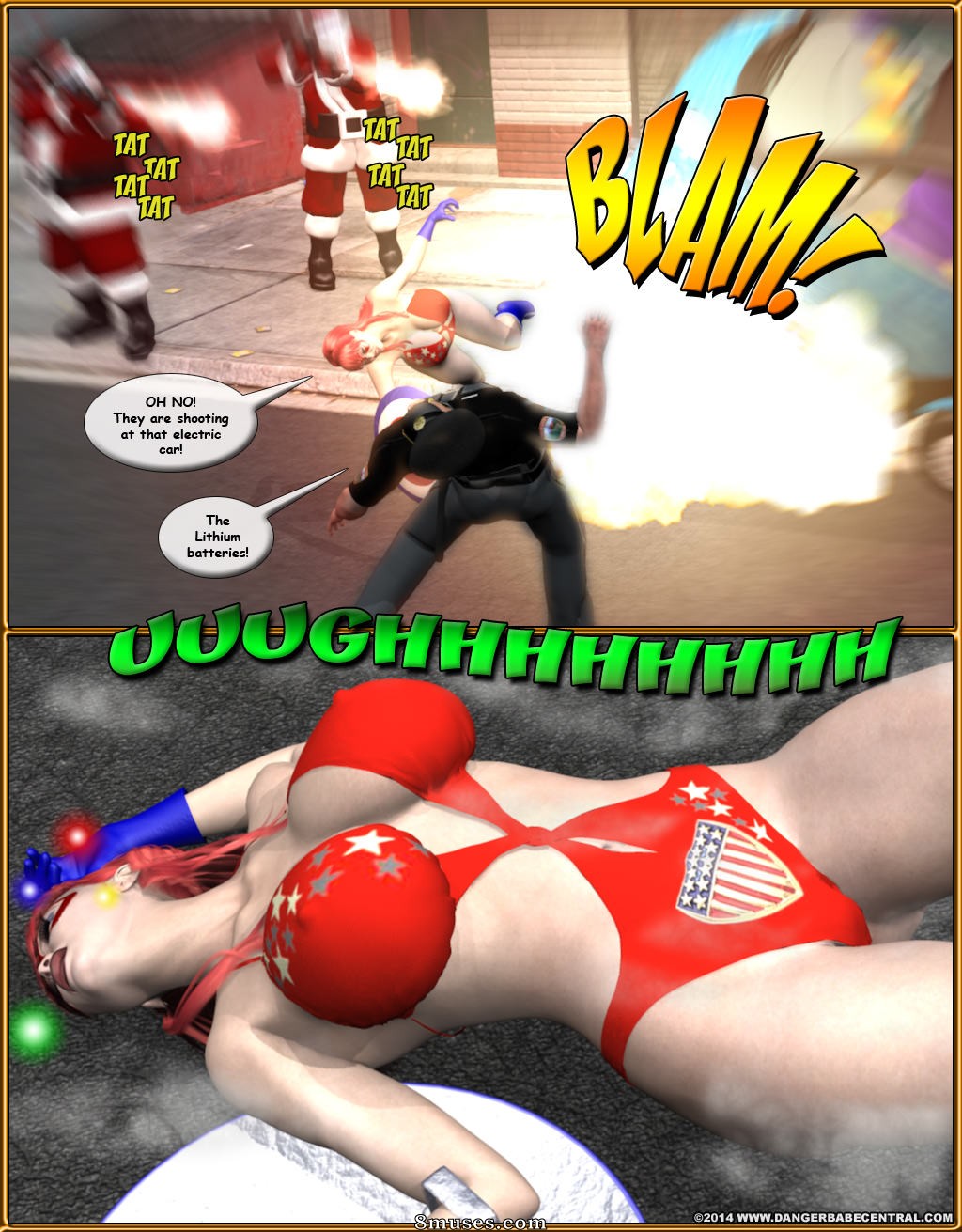 3D - Teen Squad Vs Psycho Santa - Page 9