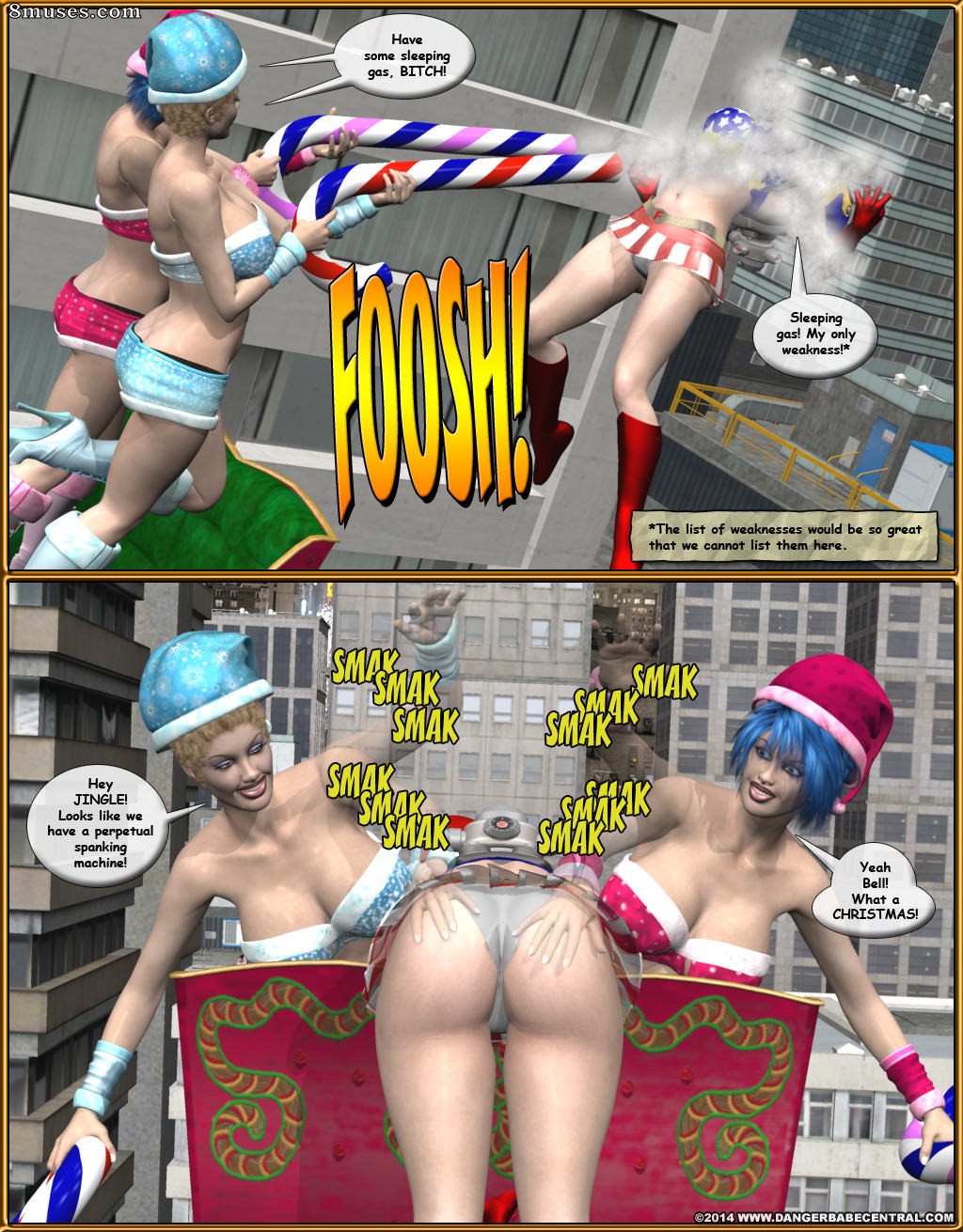 3D - Teen Squad Vs Psycho Santa - Page 15