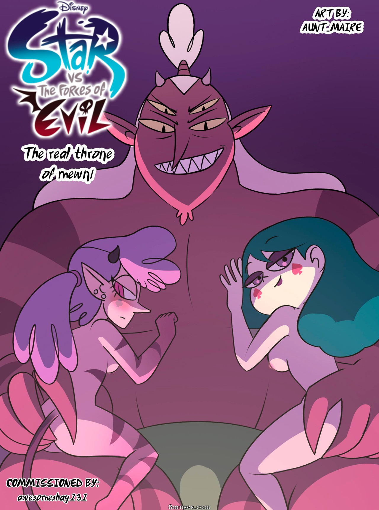 Inker Shike Comics - O trono real de Mewni - Página 1