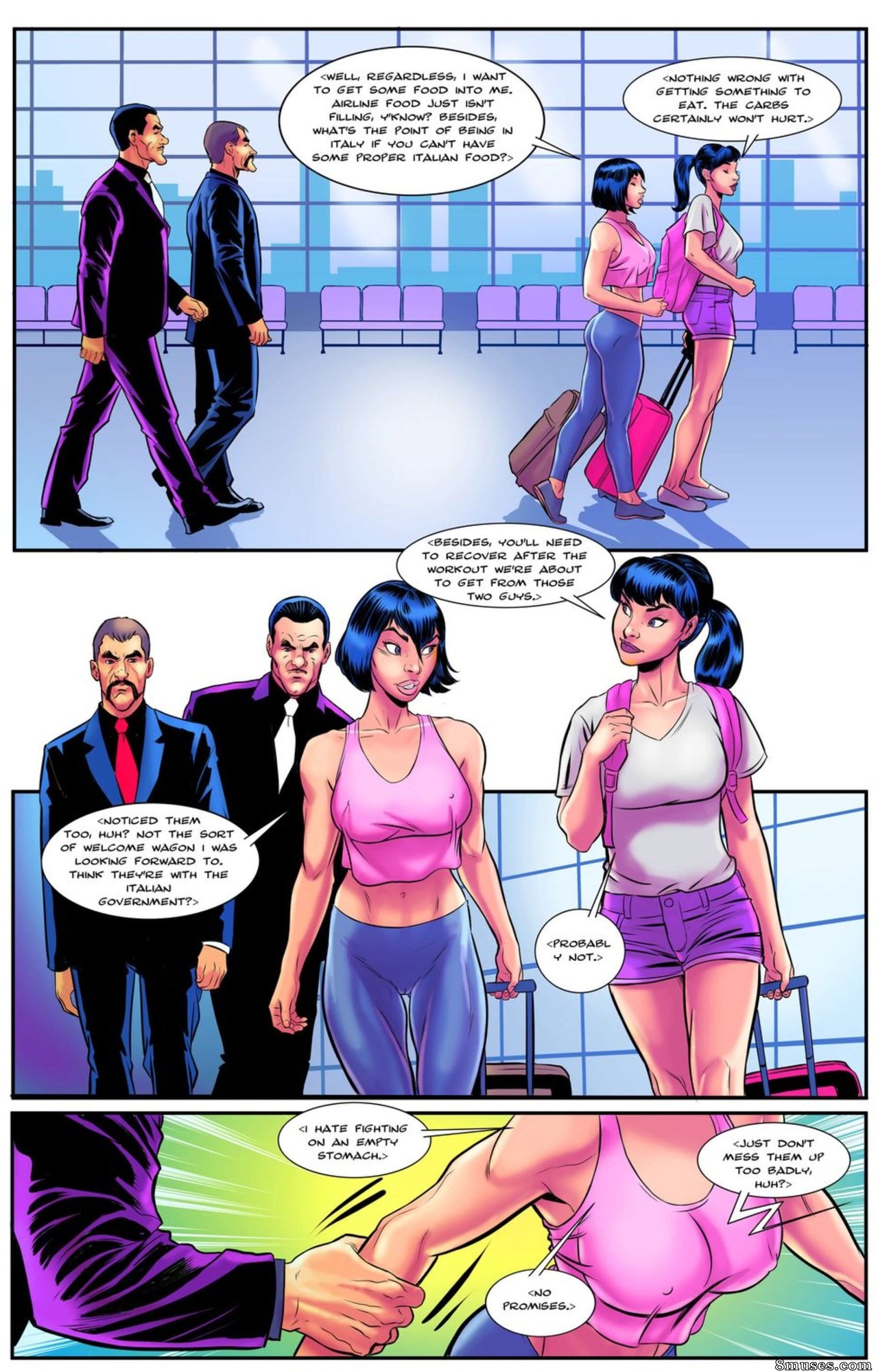 The Giantess Fight - Round One - Issue 1 - Page 6