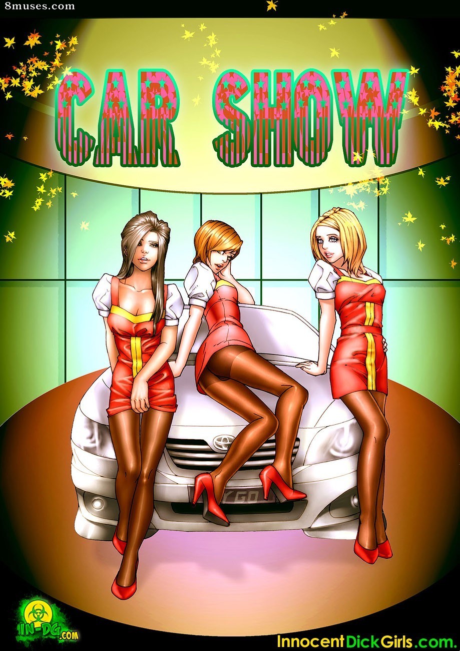 Innocent Dickgirls Comics - The Car Show - Page 1