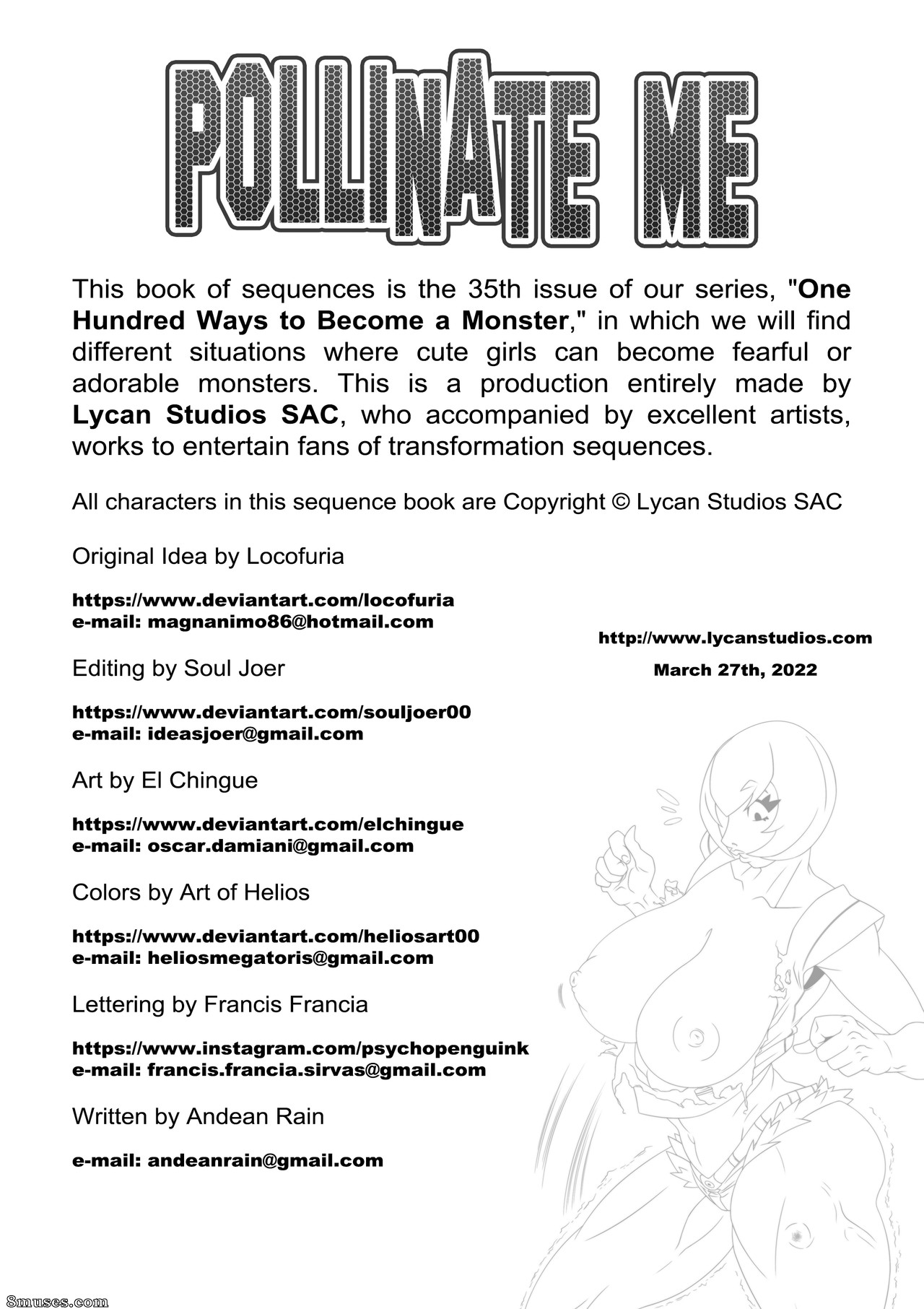 Locofuria Comics - 100 Ways to Become a Monster 35 - Pollinate Me - Page 3