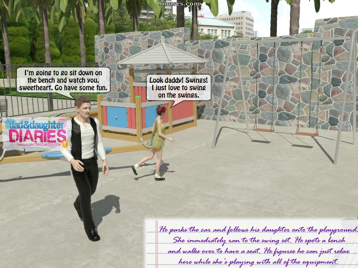 Dad and Daughter Diaries Comics - Le parc - Page 6