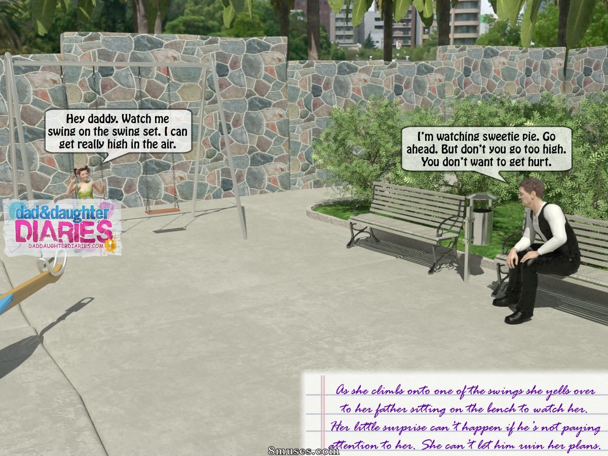 Dad and Daughter Diaries Comics - O parque - Página 7