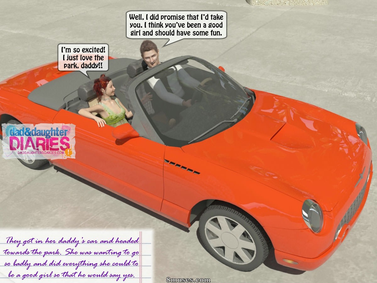 Dad and Daughter Diaries Comics - El parque - Página 1