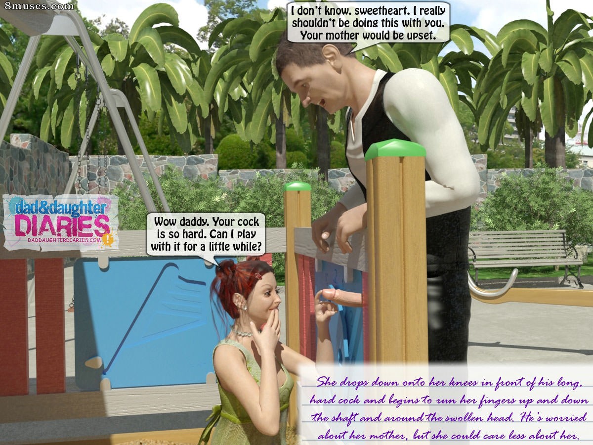 Dad and Daughter Diaries Comics - O parque - Página 14