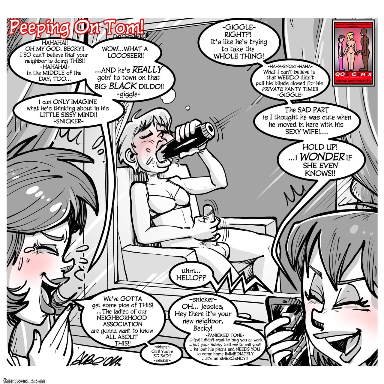 Devin Dickie Comics - Peeping on Tom - Page 1
