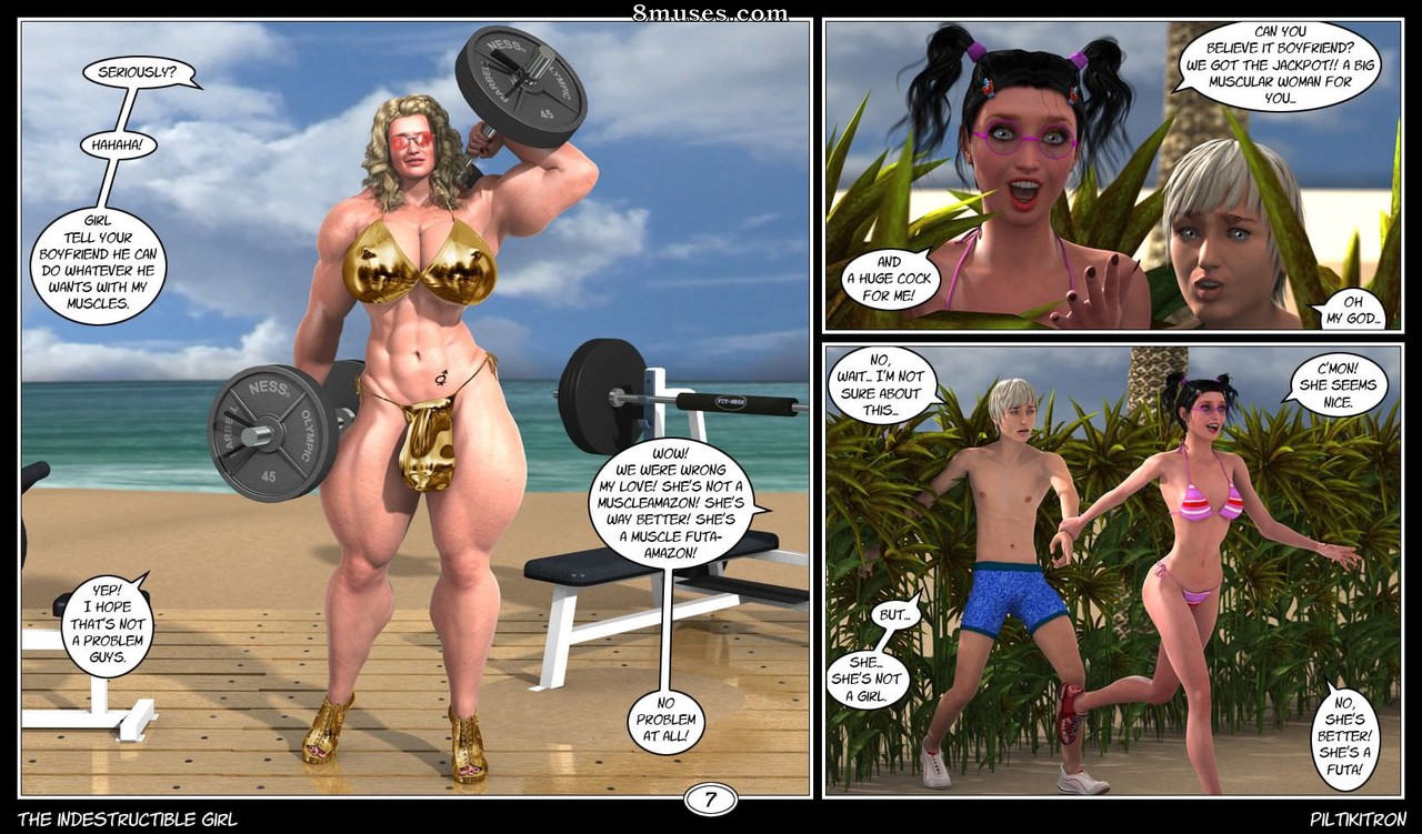 Piltikitron Comics - The Indestructible Girl - Page 8