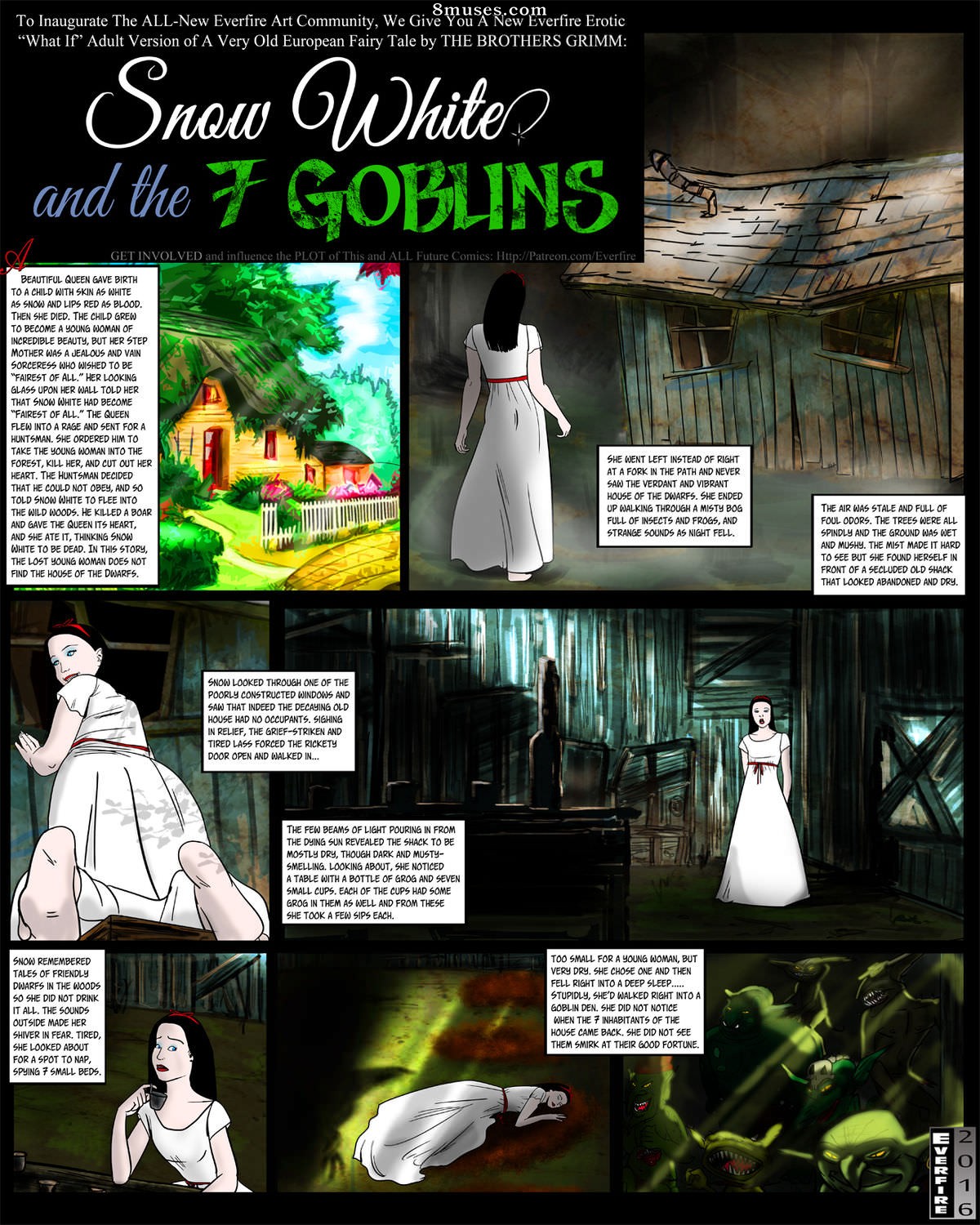 Everfire Comics - Snow White and the 7 GOBLINS - Page 1