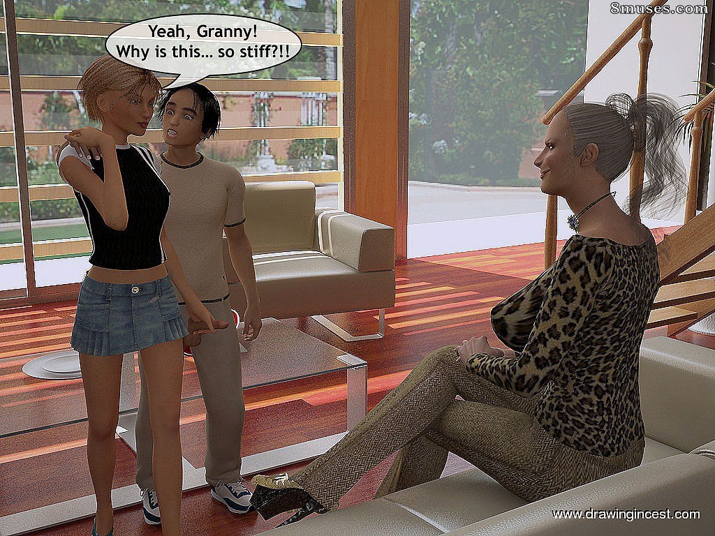 3D - Grandmas lesson of fucking - Page 4