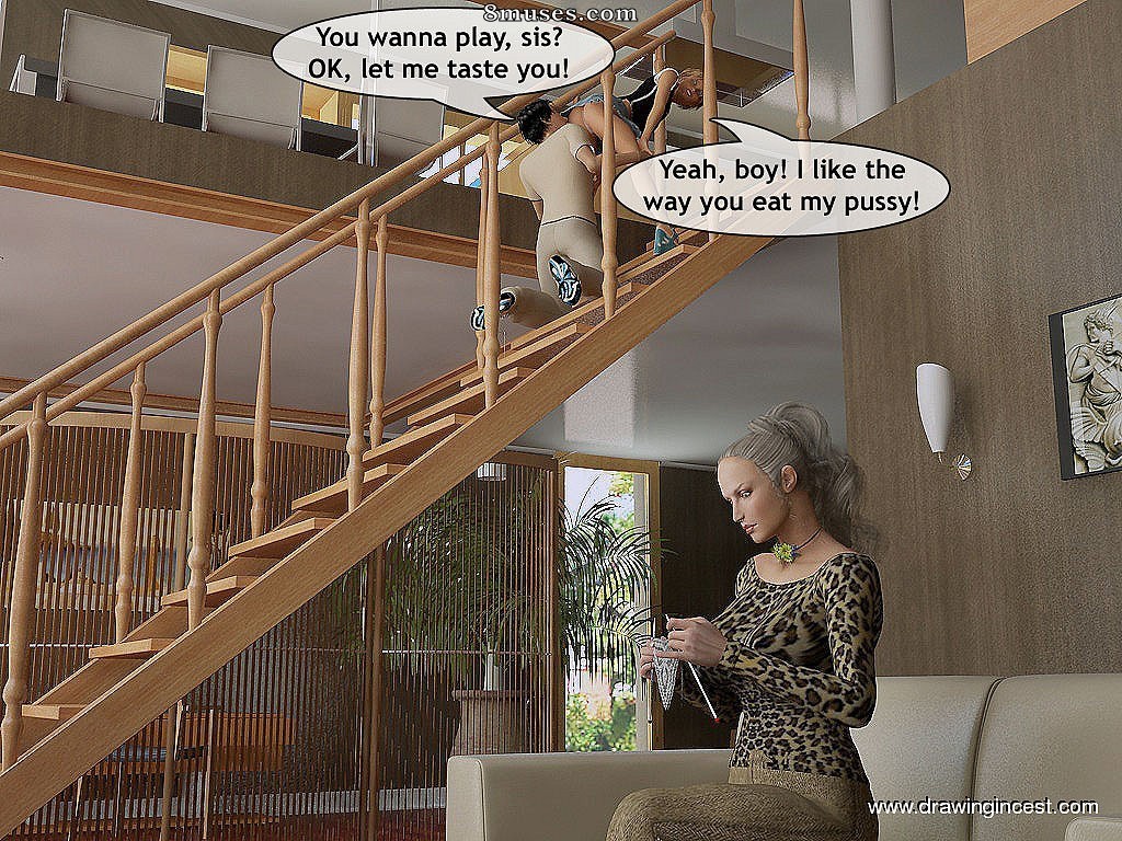 3D - Grandmas lesson of fucking - Page 1