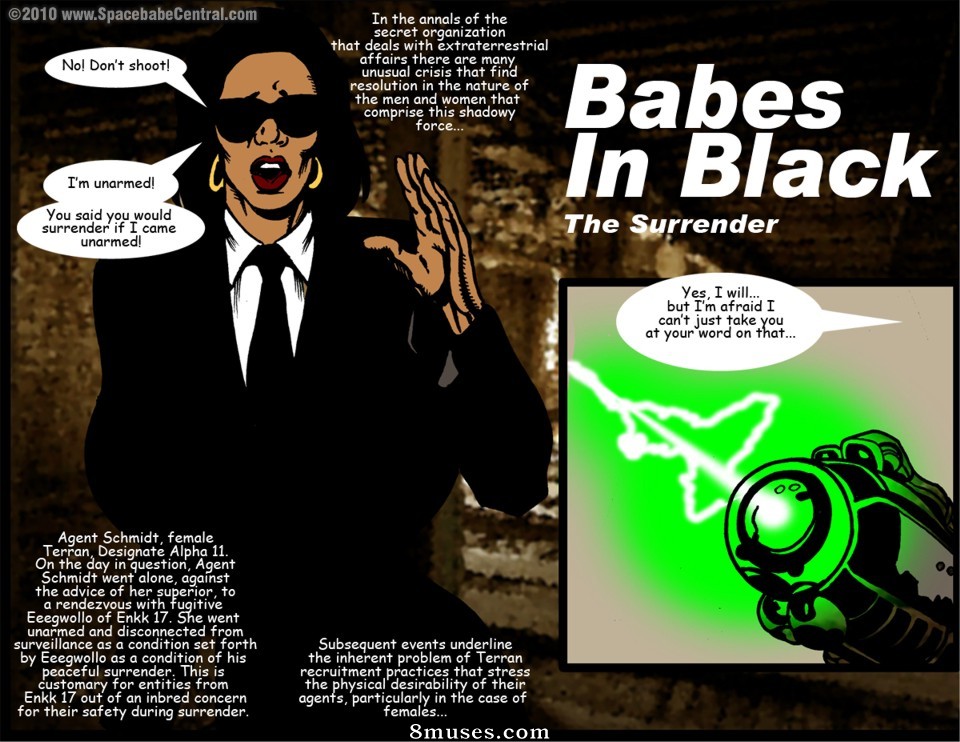 Space Babe Central - Babes in Black - Page 11