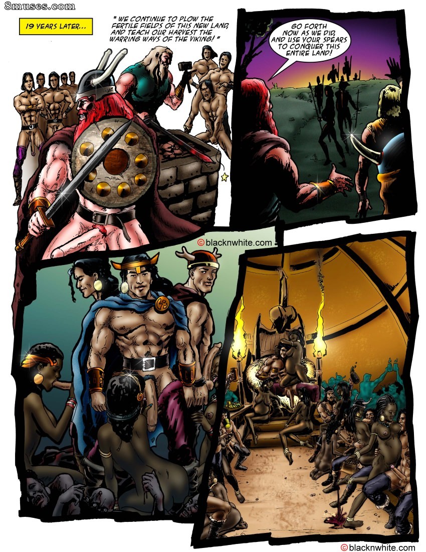 Blacknwhite.com Comics - Cock Vikings - Page 9
