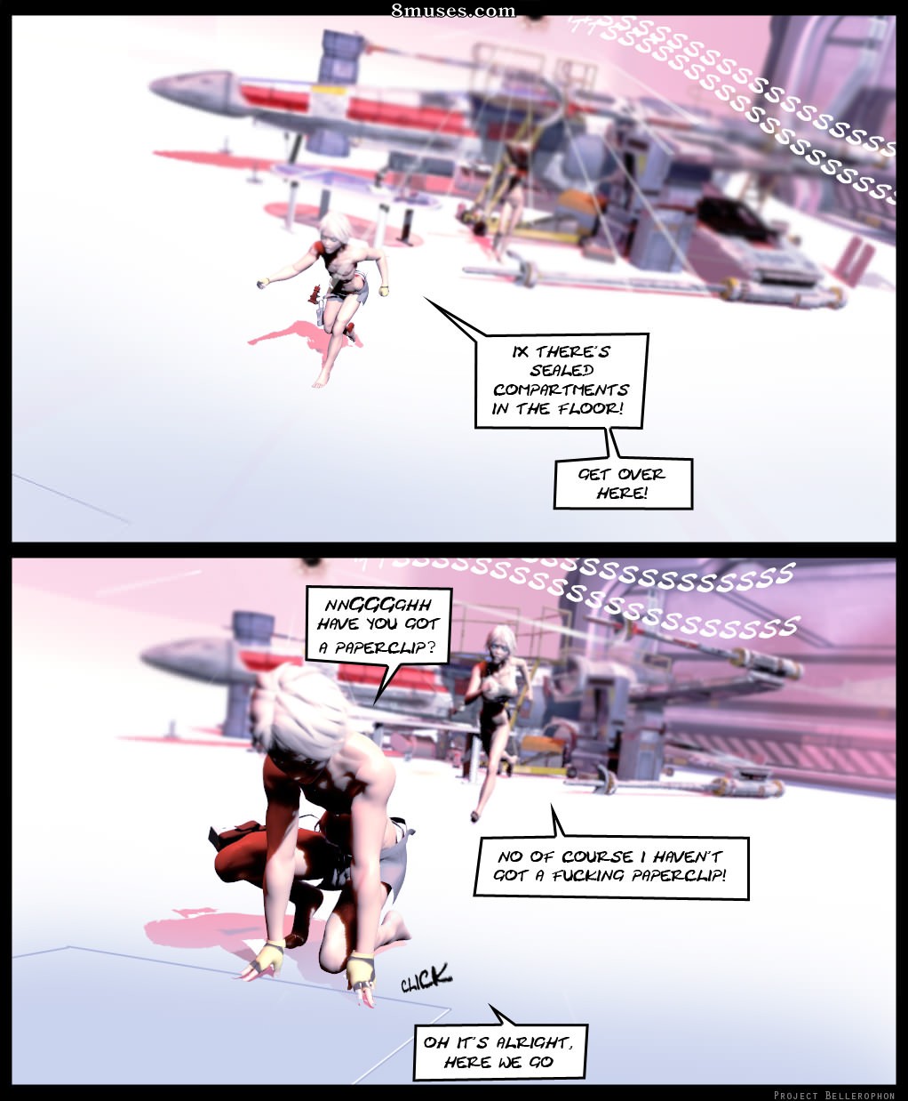 Project Bellerophon Comics - 17-Space Tits Ding-Dong Rub-A-Dub - Page 3