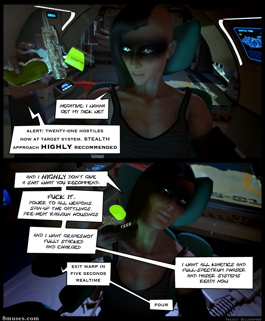 Project Bellerophon Comics - 17-Space Tits Ding-Dong Rub-A-Dub - Page 81