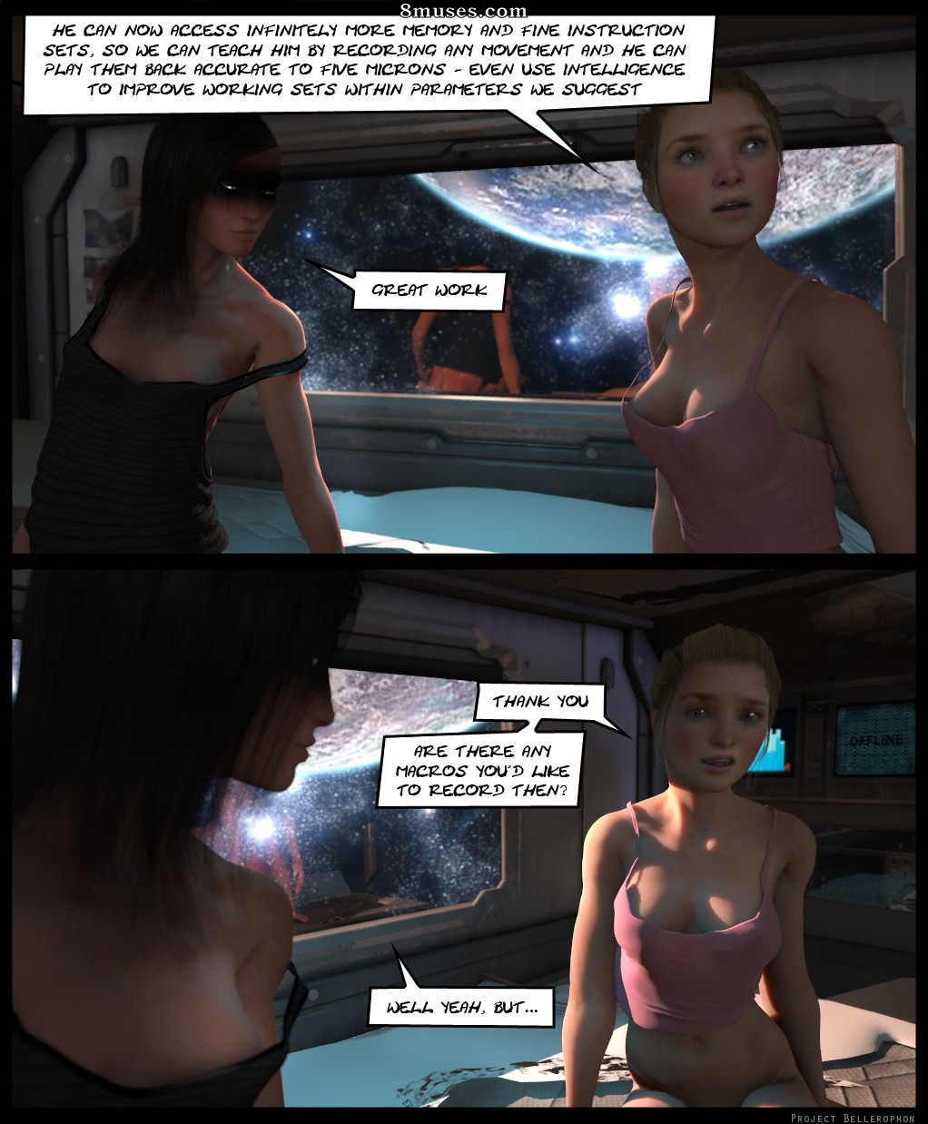 Project Bellerophon Comics - 17-Space Tits Ding-Dong Rub-A-Dub - Page 16