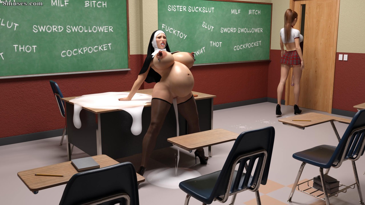 Serge3DX - Nun and schoolgirl - Page 35
