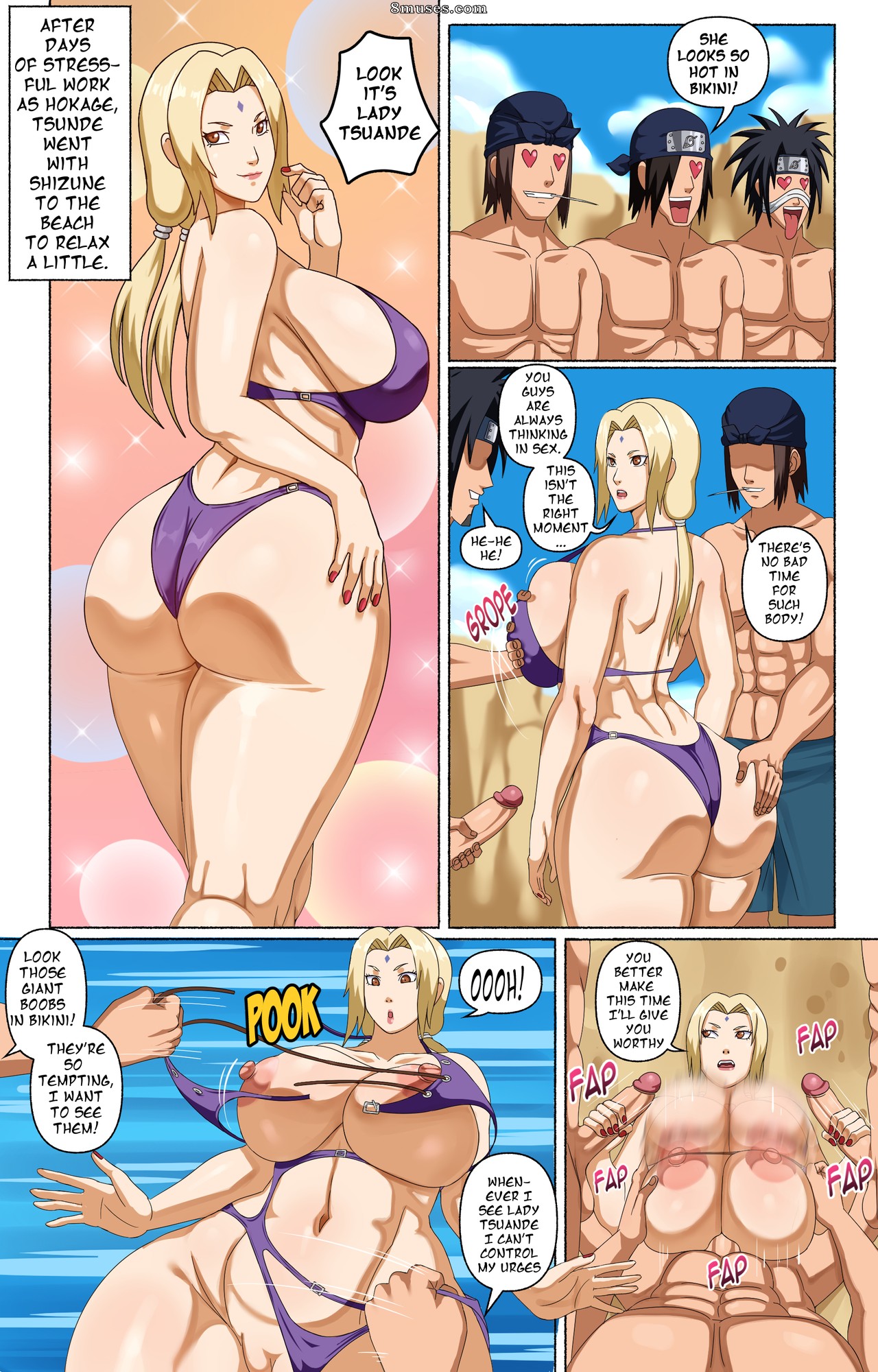 Pink Pawg - Tsunade and her Assistants - Page 19
