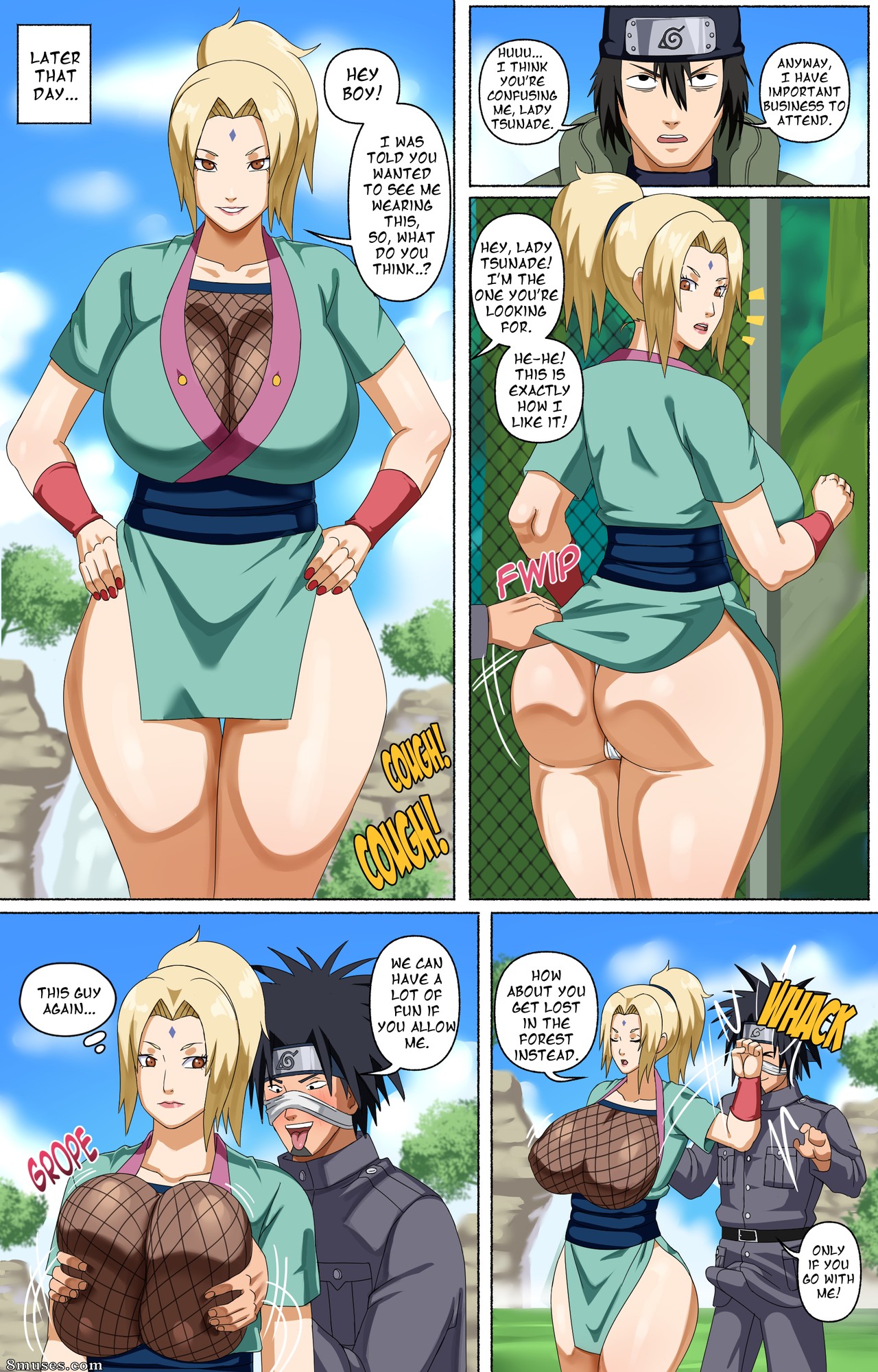 Pink Pawg - Tsunade and her Assistants - Page 16