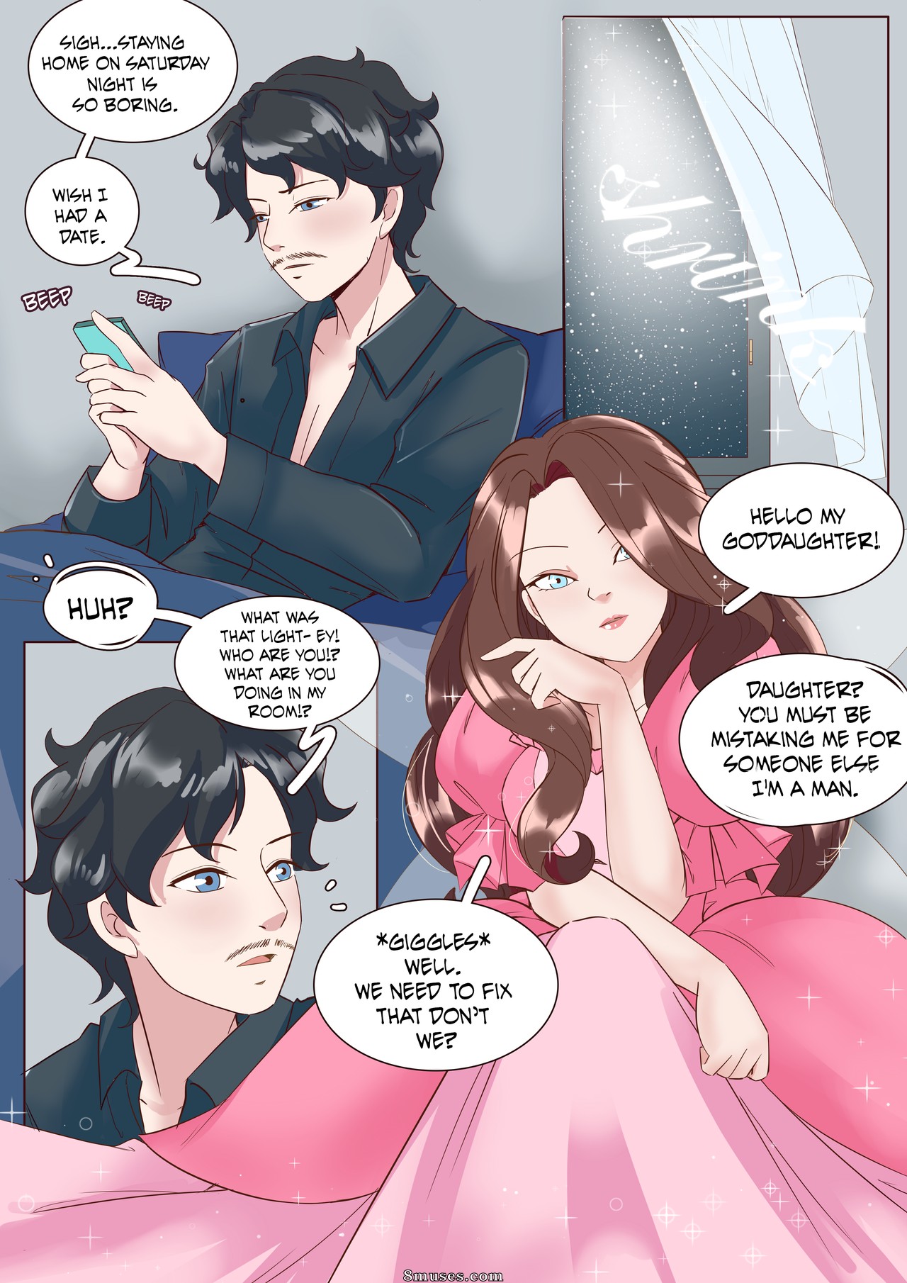 MeowWithMe Comics - When You Wish Upon a Broad - Page 1