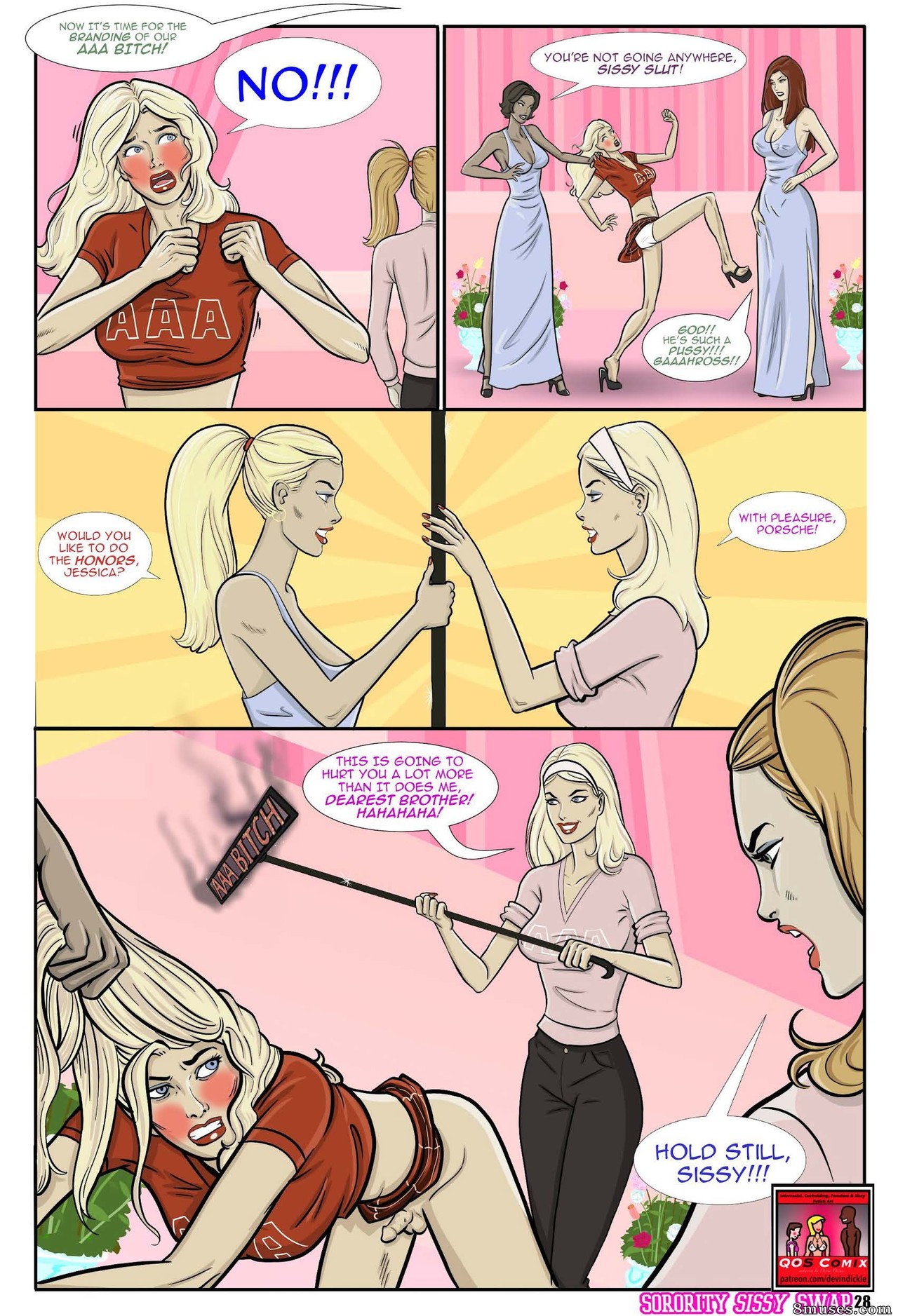 Page 53 | Devin-Dickie-Comics/Sorority-Sissy-Swap | 8muses - Sex Comics